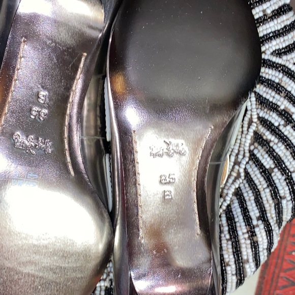 COACH ‘Betty Loafer’, Metallic/Silver, 8.5B - Picture 7 of 8